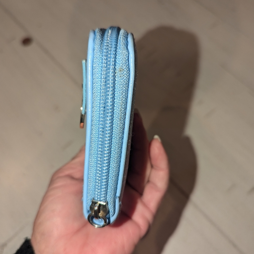 Christian LaCroix baby blue long wallet - Picture 12 of 14